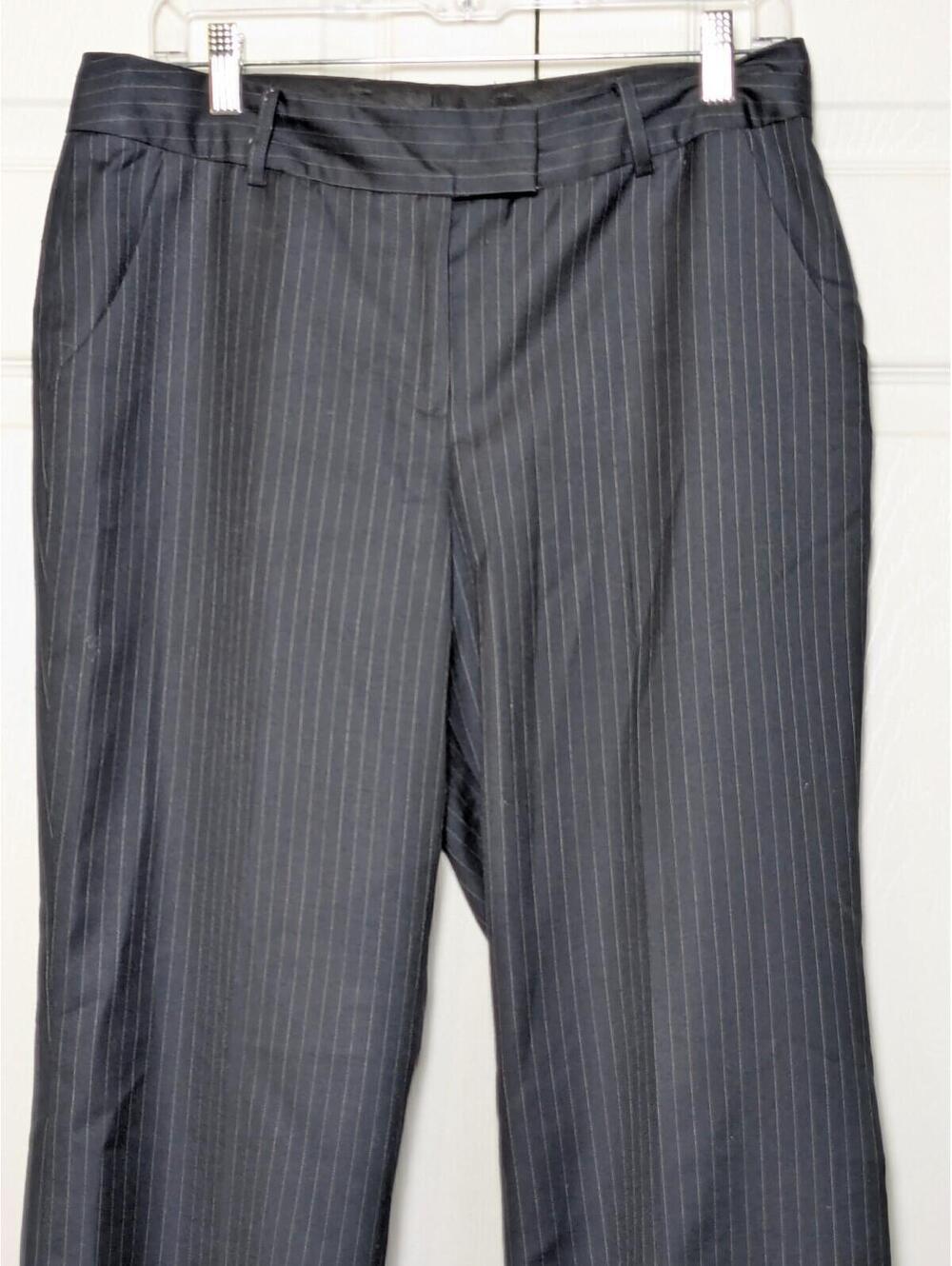 Anne Klein Women’s Pinstripe Wide-Leg Suit Pants, Size 8 - Picture 4 of 9